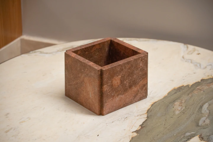 Mármore Terracota em tons quentes
